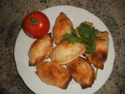 Fingerfood: Blätterteigtäschchen mit Lachs-Frischkäse-Füllung - Rezept