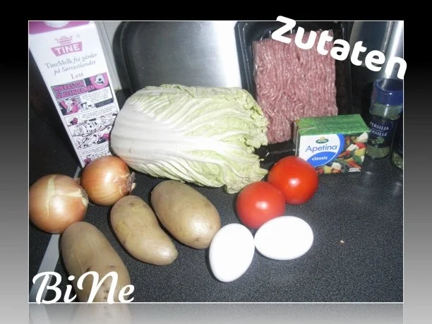 BiNe` S CHINAKOHL - SCHAFSKÆSE - AUFLAUF - Rezept - Bild Nr. 2