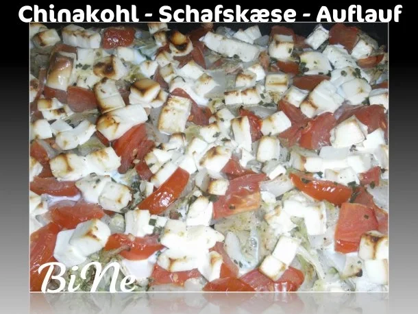 BiNe` S CHINAKOHL - SCHAFSKÆSE - AUFLAUF - Rezept