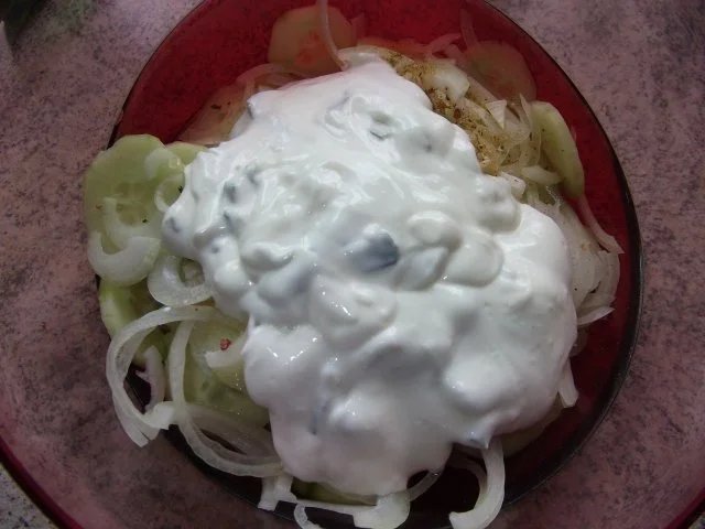 Gurkensalat mit Zaziki Dieter´s Art - Rezept - Bild Nr. 3