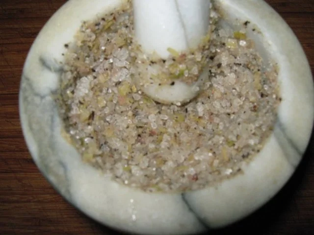 Zitronensalz nur mit Zitronengras - Rezept