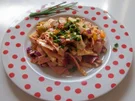 Käse-Wurstsalat mit Paprika - Rezept