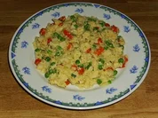 schnelle Gemüse-Eier Fleckerl - Rezept