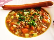 Linsensuppe - aufgepeppt nach "Camper-Art" - Rezept