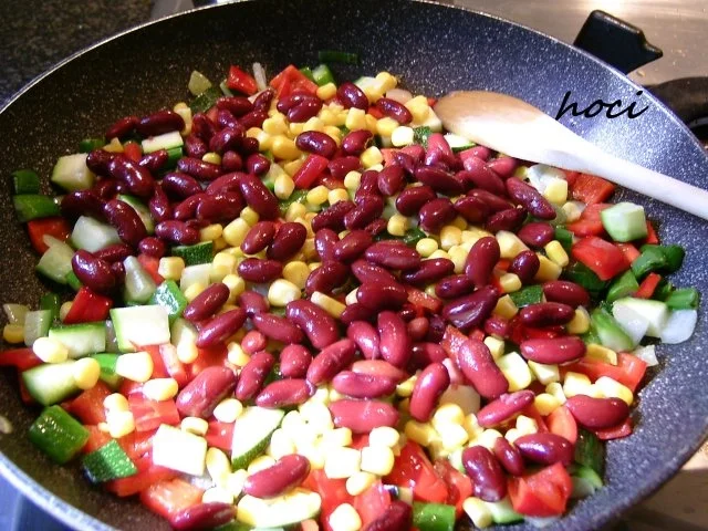 Bunte-grobe-mediterane Gemüsesauce - Rezept - Bild Nr. 6