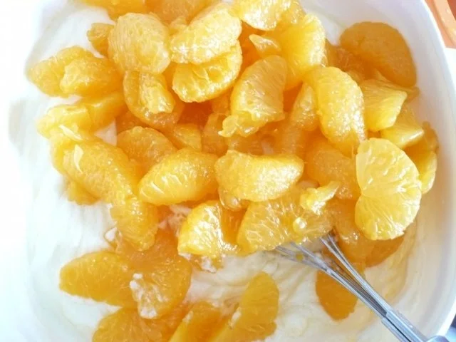 Rezept: Streuselkuchen mit Mandarinen und Schmand Bild Nr. 5 Streuselkuchen mit Mandarinen und Schmand - Rezept - Bild Nr. 5