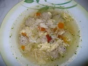 Klare Suppe mit Reis - Rezept