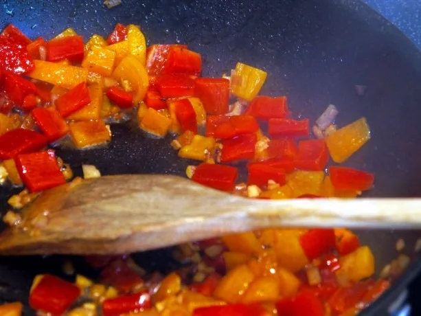 Orangen-Paprika-Huhn mit Süsskartoffelpüree - Rezept - Bild Nr. 8