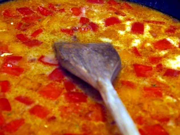 Orangen-Paprika-Huhn mit Süsskartoffelpüree - Rezept - Bild Nr. 9