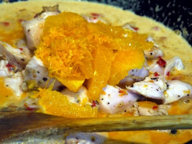 Orangen-Paprika-Huhn mit Süsskartoffelpüree - Rezept - Bild Nr. 11