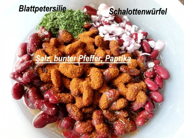 Salatbar:   KIDNEY - BOHNEN - SALAT - Rezept - Bild Nr. 3
