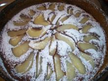 Kuchen Schoko-Birne-Mascarpone - Rezept