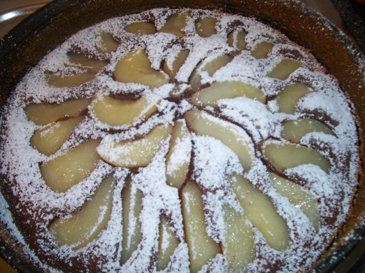 Kuchen Schoko-Birne-Mascarpone - Rezept - Bild Nr. 2