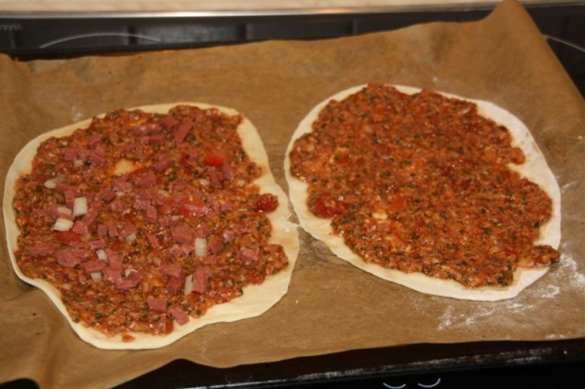 Lahmacun Türkische Pizza (scharf) - Rezept - Bild Nr. 2