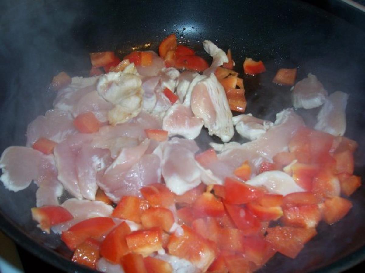 Chili-Knoblauch-Hähnchen, dazu Salat mit karamellisierten Karotten - Rezept - Bild Nr. 4