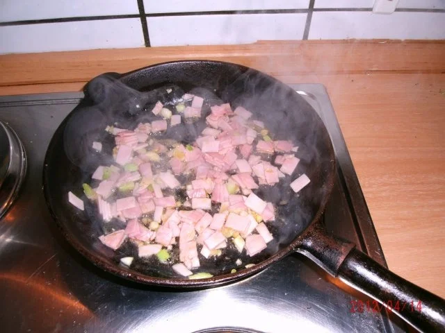 Rührei mit Paprika und Schinken - Rezept - Bild Nr. 3