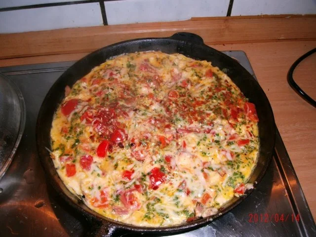 Rührei mit Paprika und Schinken - Rezept - Bild Nr. 6