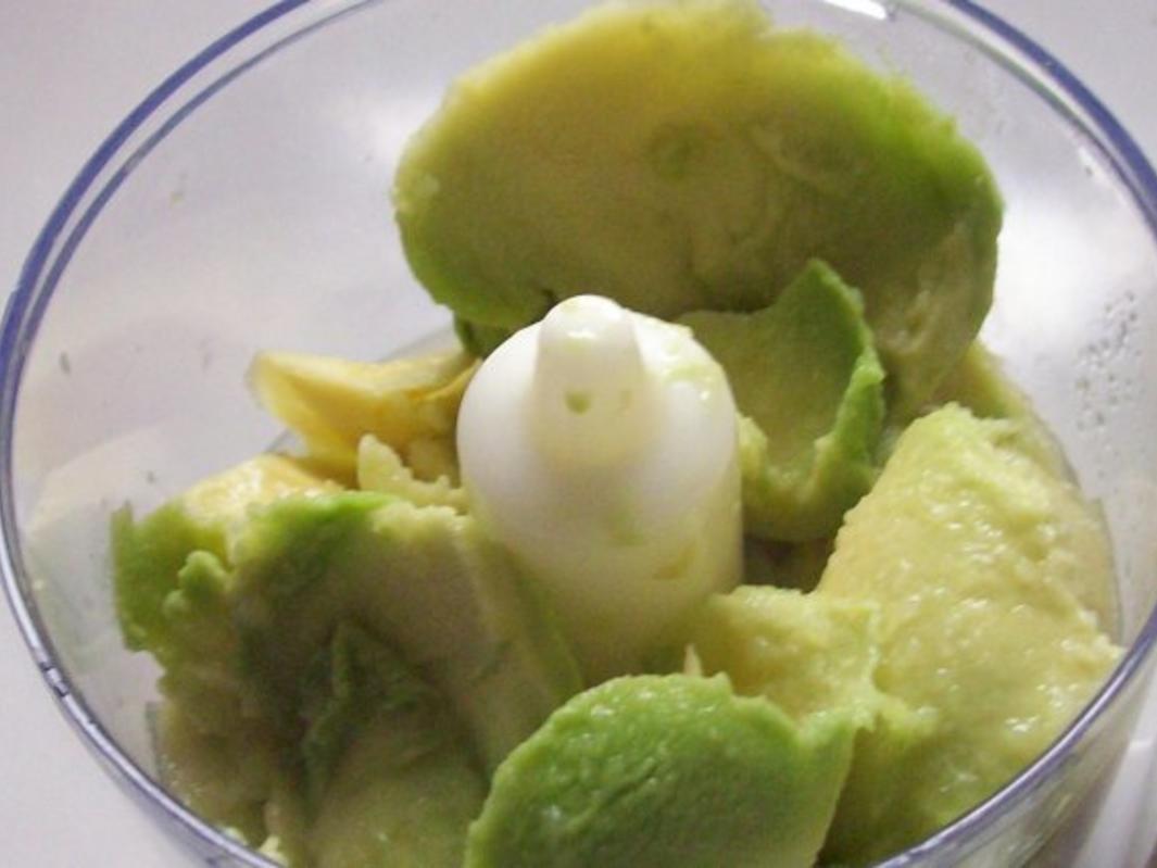 Feuriger Avocado Dip - schnell &amp; einfach - 212 kcal/100g
