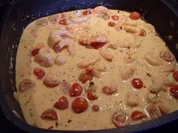 Riesengarnelen mit scharfer Brunch-Sauce - Rezept