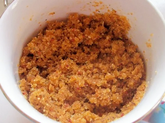 Rezept: Hähnchenbrustnuggets aus dem Ofen Bild Nr. 4 Hähnchenbrustnuggets aus dem Ofen - Rezept - Bild Nr. 4