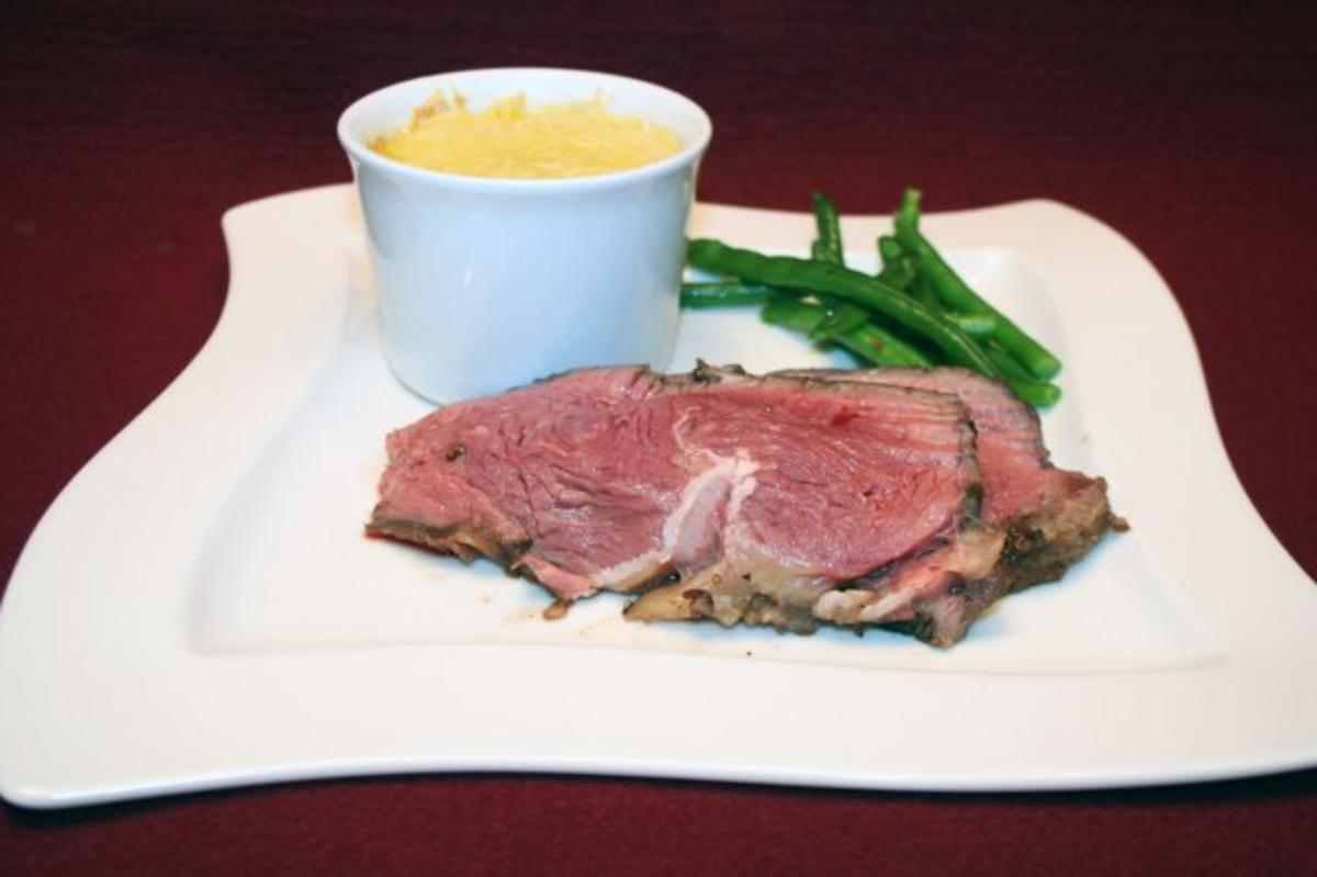 Bilder für Roastbeef mit Kartoffelgratin - Rezept