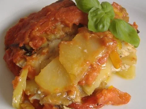 Rezept: Fisch mit Gemüsecreme Fisch mit Gemüsecreme - Rezept