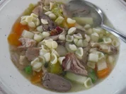 Rezept: Nudeltopp mit Henne, Herzilein und Gem Gem Nudeltopp mit Henne, Herzilein und Gem Gem - Rezept