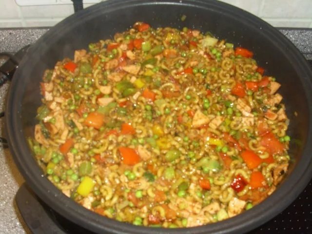 Rezept: Currynudel-Pfanne Currynudel-Pfanne - Rezept