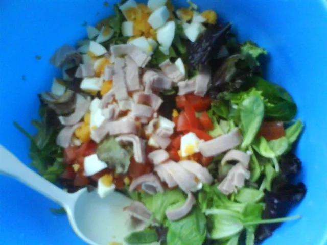 Herzhafter Pflücksalat - Rezept