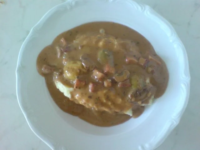 leberkäse-rosenkohl-geschnetzeltes nach jäger art - Rezept - Bild Nr. 7