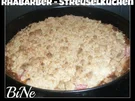 BiNe` S RHABARBER - STREUSELKUCHEN - Rezept