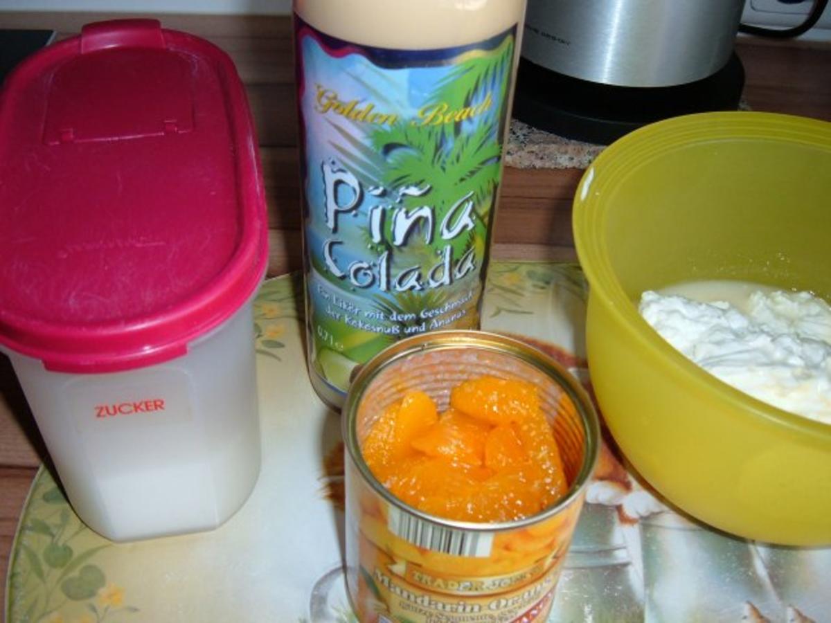 Dessert : Mandarinen - Quark mit Pina - Colada - Rezept - Bild Nr. 2