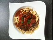 Paprika-Rahm-Gulasch - Rezept