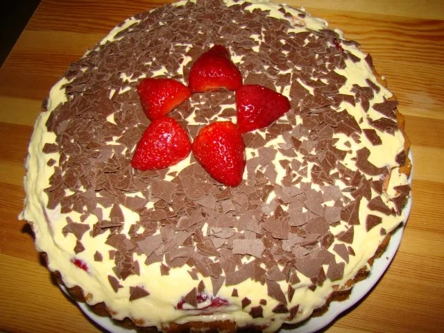 10 Minuten Erdbeertorte - Rezept