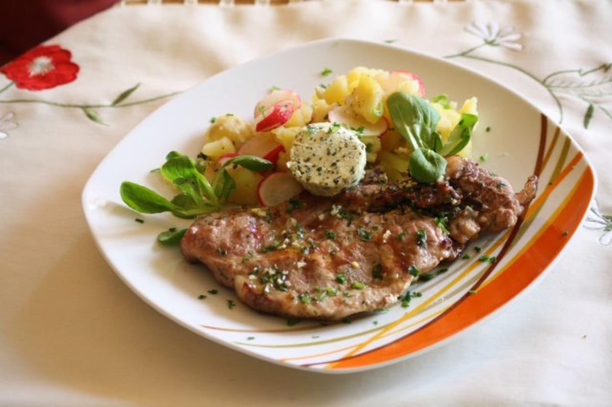 Bilder für Steaks mit Honigglasur Rezept