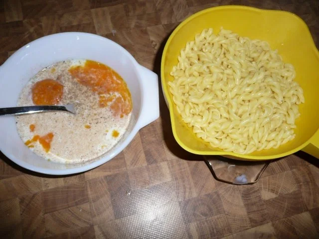 Rezept: Schinkennudeln mit Haube ! Bild Nr. 2 Schinkennudeln mit Haube ! - Rezept - Bild Nr. 2