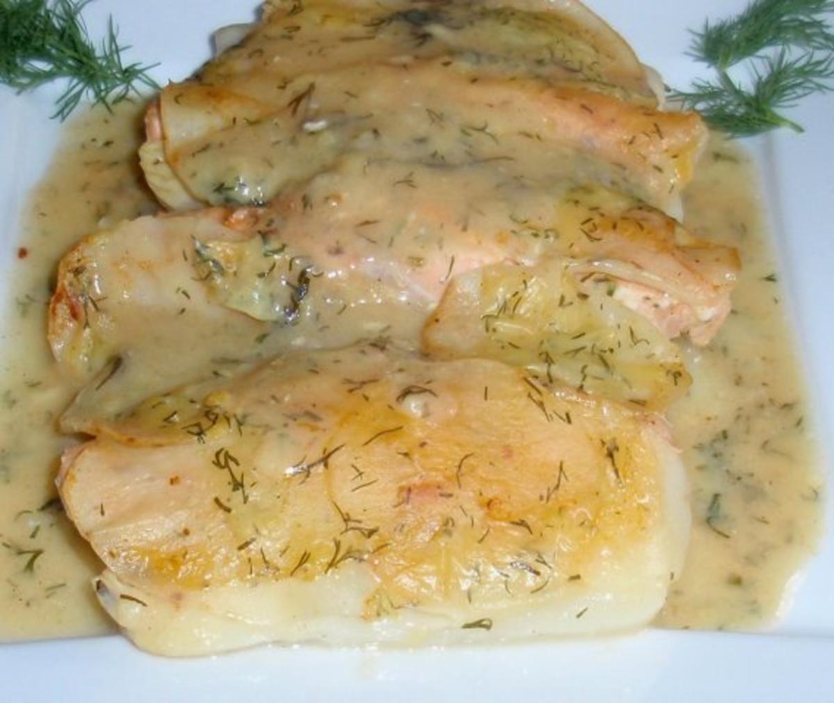 Bilder für Spargel-Lachs-Kartoffel-Gratin - Rezept