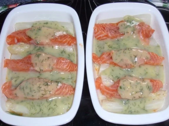 Rezept: Spargel-Lachs-Kartoffel-Gratin Bild Nr. 7 Spargel-Lachs-Kartoffel-Gratin - Rezept - Bild Nr. 7