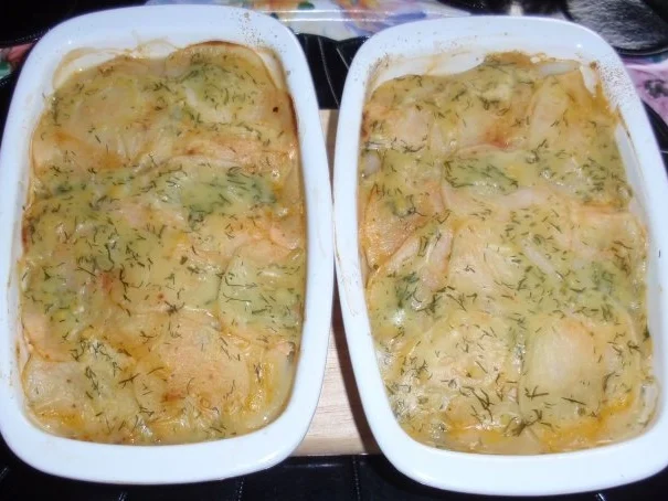 Rezept: Spargel-Lachs-Kartoffel-Gratin Bild Nr. 10 Spargel-Lachs-Kartoffel-Gratin - Rezept - Bild Nr. 10