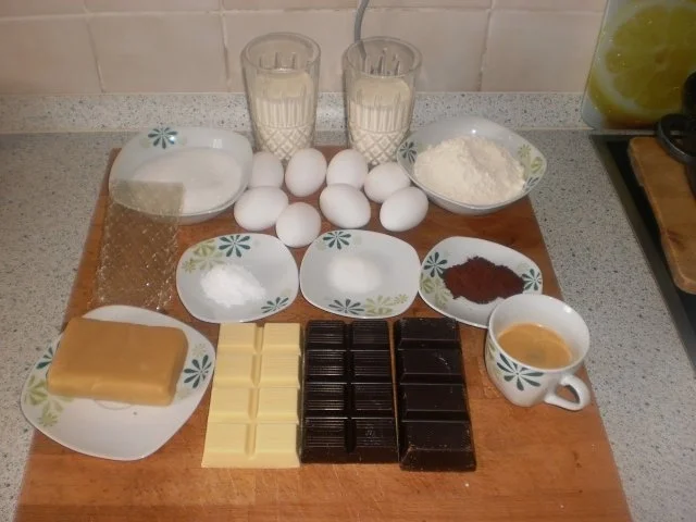 Rezept: Schoko-Marzipantorte Bild Nr. 2 Schoko-Marzipantorte - Rezept - Bild Nr. 2