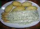Rezept: Spargel trifft Pellkartoffel und Soße ! Spargel trifft Pellkartoffel und Soße ! - Rezept