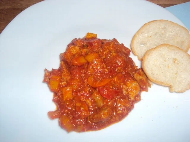 Lammfleisch mit Paprika - Rezept