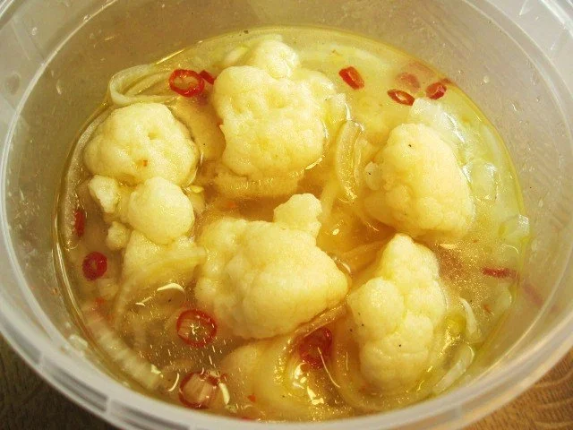 Rezept: Blumenkohlsalat süß-sauer Bild Nr. 6 Blumenkohlsalat süß-sauer - Rezept - Bild Nr. 6