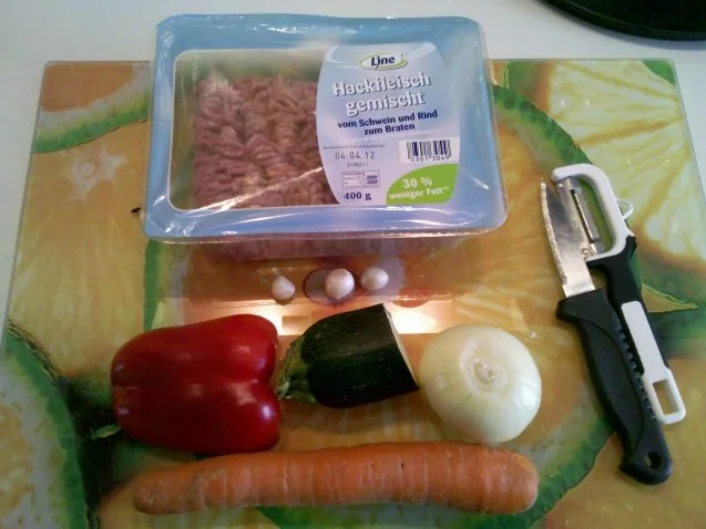 Rezept: Hackfleisch: Hackfleischbraten â la Gudrun Bild Nr. 2 Hackfleisch: Hackfleischbraten â la Gudrun - Rezept - Bild Nr. 2