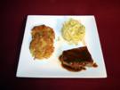 Sylter Deichlamm auf Kräuterjus mit Rahmwirsing und Kartoffelrösti - Rezept