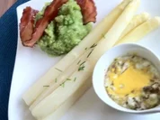 Spargel mit Erbsen-Kartoffel-Pürre - Rezept