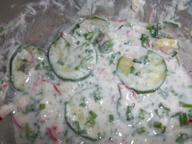 Rezept: leichter Gurkernsalat leichter Gurkernsalat - Rezept