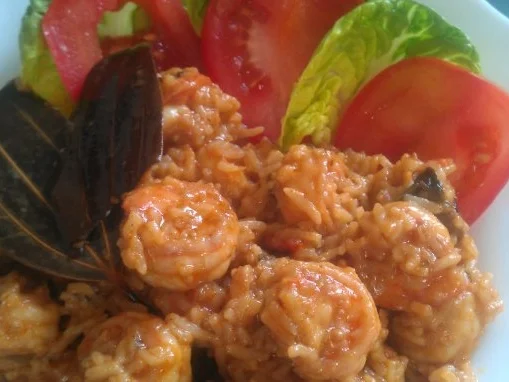 Indisches Garnelen-Reis / Garnelen-Biryani - Rezept