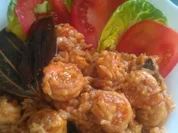 Indisches Garnelen-Reis / Garnelen-Biryani - Rezept