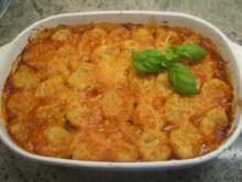 Kartoffeln: Casseruola di Gnocchi Rossi  con Carne - Rezept